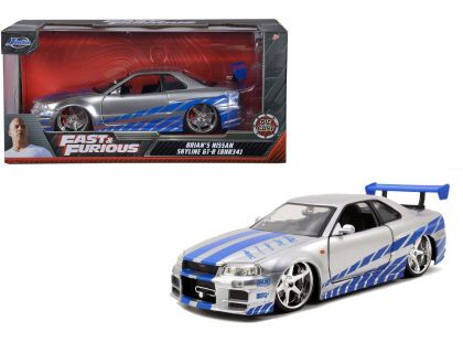 Jada Rychle a zběsile auto 2002 Nissan Skyline 1 : 24