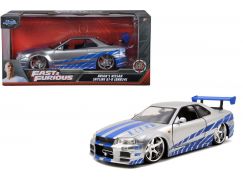 Jada Rychle a zběsile auto 2002 Nissan Skyline 1 : 24