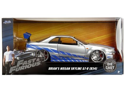 Jada Rychle a zběsile auto 2002 Nissan Skyline 1:24