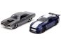 Jada Rychle a zběsile Twin Pack 2016 Ford Mustang GT350 + 1970 Plymouth Road Runner 2