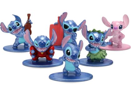 Jada Stitch Kovové sběratelské nanofigurky 1,65 palce sada 6 ks Jada Stitch Kovové sběratelské nanofigurky 1,65 palce sada 6 ks