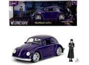 Jada Wednesday auto 1972 VW Beetle 1:24 a figurka Wednesday
