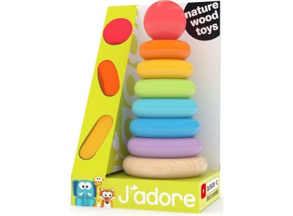 J'ADORE Duhové kroužky na tyči - Poškozený obal