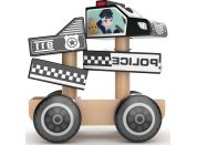 J'ADORE Policejní auto dřevěná skládačka