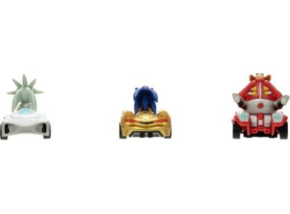 Jakks Kovový model autíčka s figurkou Sonic 1 : 64