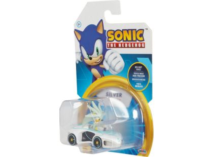 Jakks Kovový model autíčka s figurkou Sonic 1 : 64