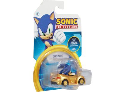 Jakks Kovový model autíčka s figurkou Sonic 1 : 64