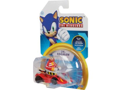 Jakks Kovový model autíčka s figurkou Sonic 1 : 64