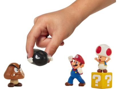 Jakks Sada 5 figurek Super Mario 6 cm