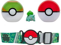 Jazwares Pokémon Clip and Go Poké Ball s páskem Ivysaur