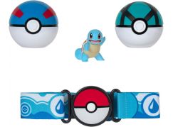 Jazwares Pokémon Clip and Go Poké Ball s páskem Squirtle