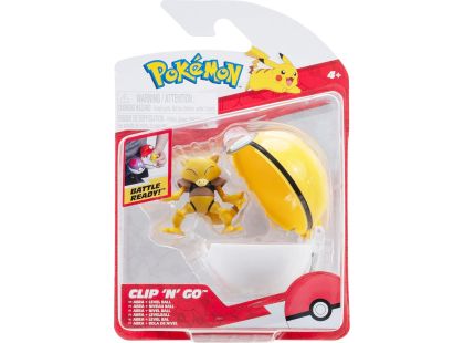 Jazwares Pokémon Clip N Go Poké Ball Abra a Level Ball