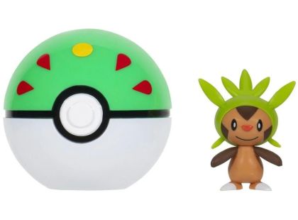 Jazwares Pokémon Clip N Go Poké Ball Chespin a Friend Ball