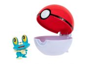 Jazwares Pokémon Clip N Go Poké Ball Froakie + Poké Ball