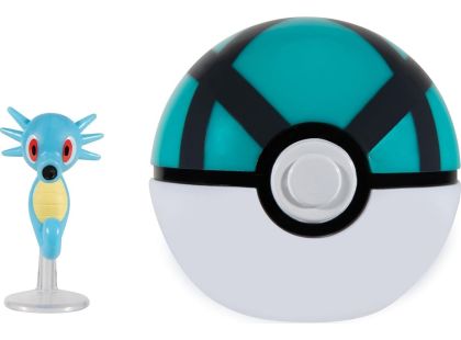 Jazwares Pokémon Clip N Go Poké Ball Horsea a Net Ball