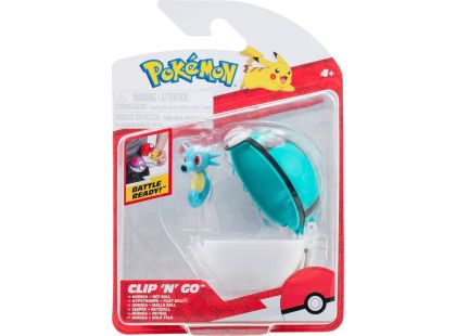 Jazwares Pokémon Clip N Go Poké Ball Horsea a Net Ball