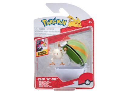 Jazwares Pokémon Clip N Go Poké Ball Mankey + Nest Ball