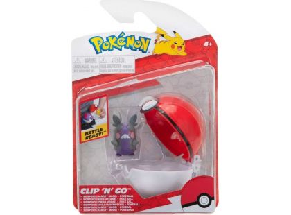 Jazwares Pokémon Clip N Go Poké Ball Morpeko a Poké Ball