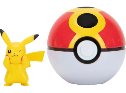 Jazwares Pokémon Clip N Go Poké Ball Pikachu a Repeat Ball