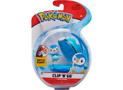 Jazwares Pokémon Clip N Go Poké Ball Piplup Dive Ball