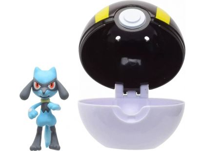 Jazwares Pokémon Clip N Go Poké Ball Riolu a Ultra Ball