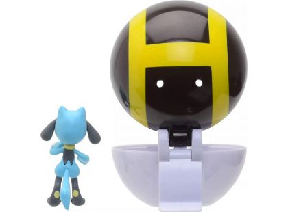 Jazwares Pokémon Clip N Go Poké Ball Riolu a Ultra Ball