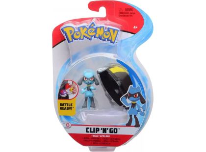 Jazwares Pokémon Clip N Go Poké Ball Riolu a Ultra Ball