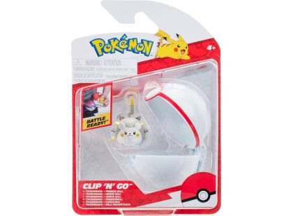 Jazwares Pokémon Clip N Go Poké Ball Togedemaru a Premier Ball - Poškozený obal