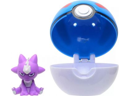 Jazwares Pokémon Clip N Go Poké Ball Toxel a Great Ball