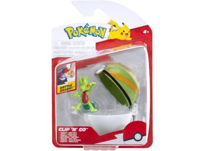 Jazwares Pokémon Clip N Go Poké Ball Treecko a Nest Ball
