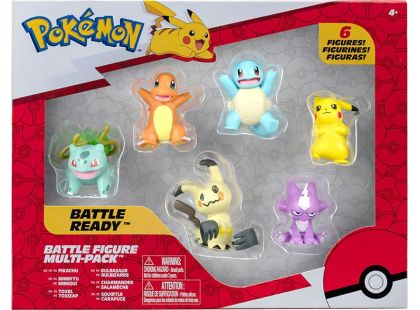 Jazwares Pokémon figurky Multipack 6-Pack 2684