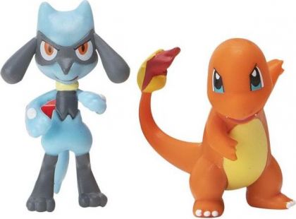 Jazwares Pokémon hra Charmander and Riolu