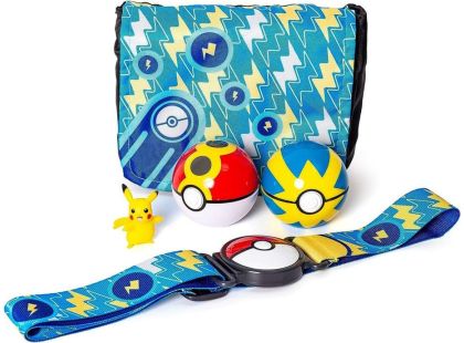 Jazwares Pokemon sada Clip and Go Bandolier W2 Repeat Ball & Pikachu - Poškozený obal