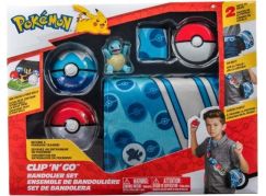 Jazwares Pokemon sada Clip and Go Bandolier W2 Squirtle Solid
