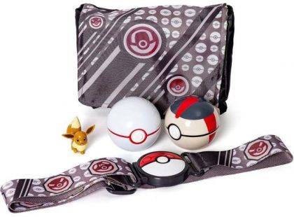 Jazwares Pokemon sada Clip and Go Bandolier W2 Timer Ball & Eevee