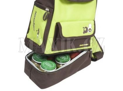 Jídelní taška/batoh Free Hand CHOCO/GREEN Babymoov 043506