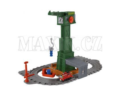 Jeřáb Cranky v přístavu Fisher Price R9112