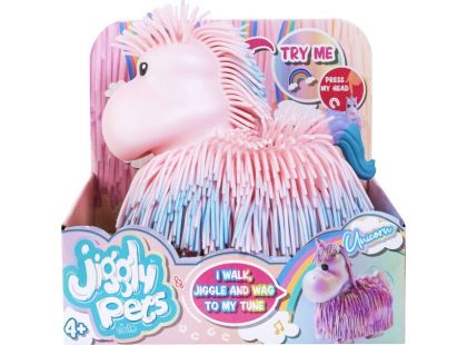 Jednorožec mazlíček Jiggly perleťový - Poškozený obal