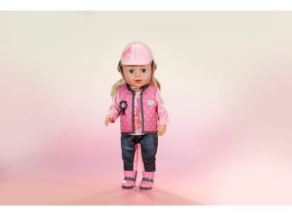 BABY born Jezdecká souprava růžová 43 cm