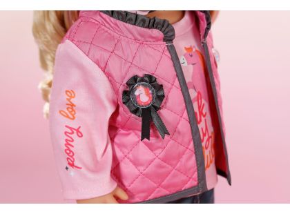 BABY born Jezdecká souprava růžová 43 cm