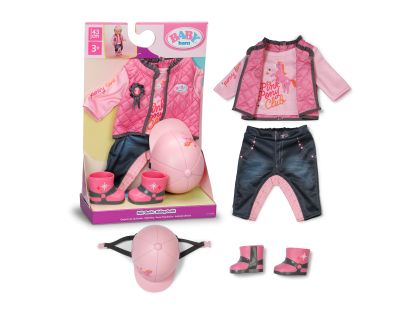 BABY born Jezdecká souprava růžová 43 cm