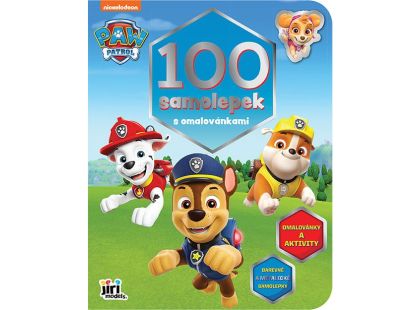 Jiří Models 100 samolepek s omalovánkami Tlapková patrola