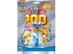 JIRI MODELS 100 samolepek s omalovánkovými listy Tlapková patrola