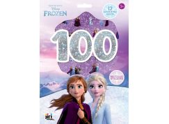 JIRI MODELS a.s. 100 metalických samolepek s omalovánkovými listy Ledové království