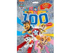 JIRI MODELS a.s. 100 samolepek s omalovánkovými listy Tlapková patrola