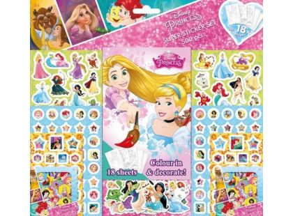 Jiri Models Disney Princess Samolepkový set Princezny 500 dílků