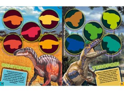 Jiří Models Dolep si svítící samolepky Dinosauři