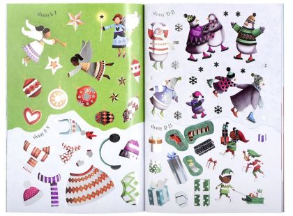 Jiri Models Moje první samolepkování Třpytivé Vánoce