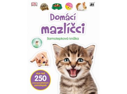 Jiri Models Naučné samolepkové knížky Domácí mazlíčci