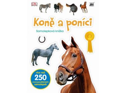 Jiri Models Naučné samolepkové knížky Koně a poníci